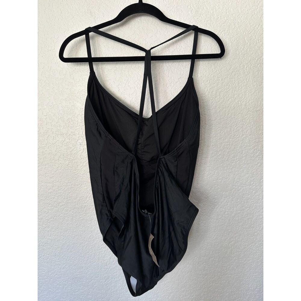 J. Crew NWT Black Womens Size 18 One Piece Swimsuit - Picture 2 of 9